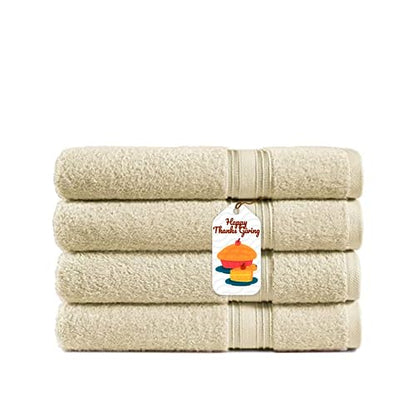 Bath Towels Set - 100% Ring Spun Cotton Towels Set, Oversized Bath Towels, Highly Absorbent Bath Towel Sets for Bathroom, 54" x 28", Extra Large Bath Towels,Quick Dry Towels for Body- Cotton