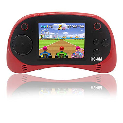 Kids Handheld Game Portable Video Game Player with 200 Games 16 Bit 2.5 Inch Screen Mini Retro Electronic Game Machine ,Best Gift for Child (Red)