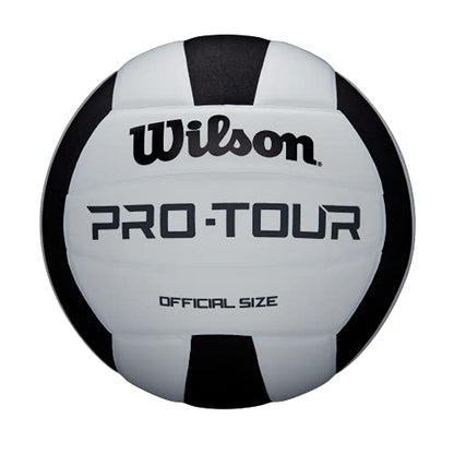WILSON Pro Tour Indoor Volleyball - Black/White 25.59in - 26.38"