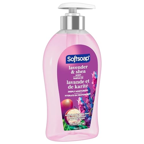 Softsoap Lavender & Shea Scent Liquid Hand Soap, Moisturizing Liquid Hand Soap, 11.25 Ounce, 6 Pack