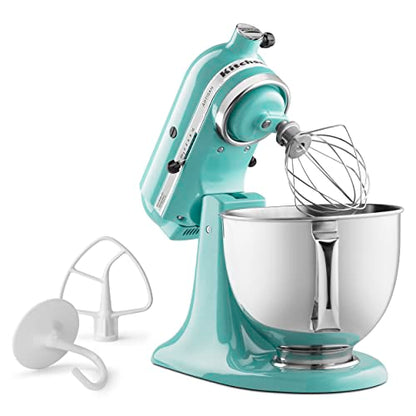 KitchenAid Artisan Series 5 Quart Tilt Head Stand Mixer with Pouring Shield KSM150PS, Aqua Sky