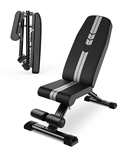 [1000LBS Strongest Capacity] Adjustable Weight Bench - 160+ Combination Workout Bench with 9-5-4 Adjustable and 6 Layers of Pearl Cotton, Bench Press for Home&Gym, Incline Bench for Full Body Workout