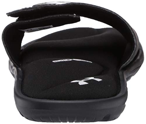Under Armour Boys' Ignite VI Slide Sandal, Black (001)/Black, 3 M US Little Kid