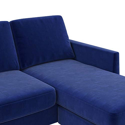 Mr. Kate Winston Sofa Sectional, Blue Velvet