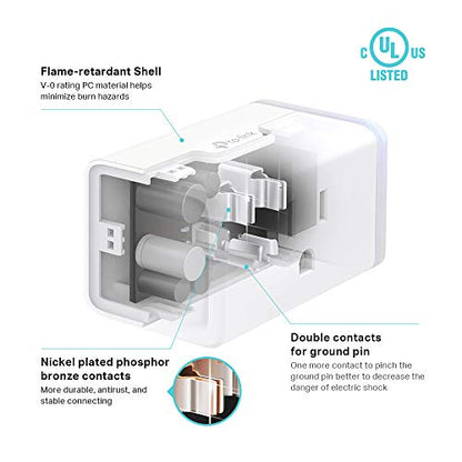 Kasa Smart Plug Mini with Energy Monitoring, Smart Home Wi-Fi Outlet Works with Alexa, Google Home & IFTTT, Wi-Fi Simple Setup, No Hub Required (KP115), White – A Certified for Humans Device