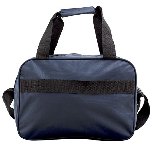Travelers Club Chicago Hardside Expandable Spinner Luggages, Navy Blue, 5 Piece Set