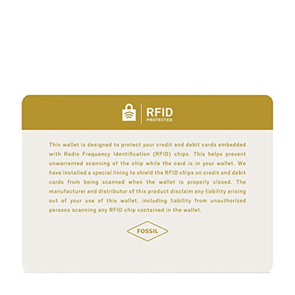 Fossil Men's Ryan Leather RFID-Blocking Bifold Passcase with Removable Card Case Wallet, Black, (Model: ML3829001)