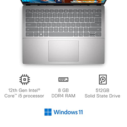 Dell Inspiron 14 5420 Notebook - 14.0-inch 16:10 2.2K (2240x1400) Non-Touch Display, Intel Core i5-1235U, 8GB DDR4 RAM, 512GB SSD, Intel UHD Graphics, Intel Wi-Fi 6E, Windows 11 Home - Platinum Silver