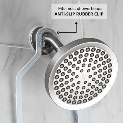 PROBEAUTIFY Hanging Shower Caddy Over Shower Head - White Shower Caddy Hanging - Shower Caddy and Shower Rack for Ultimate Convenience