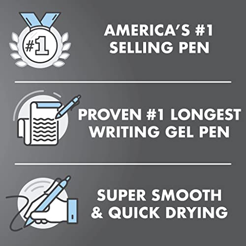 PILOT G2 Premium Refillable & Retractable Rolling Ball Gel Pens, Fine Point, Black Ink, 5-Pack (31078)