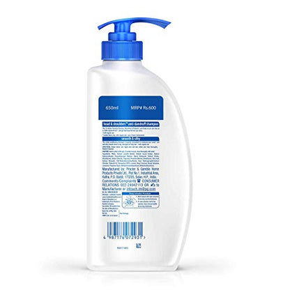 Head & Shoulders Smooth & Silky Shampoo, 675ml