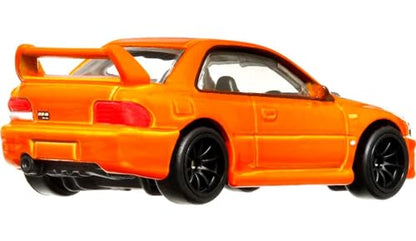 Hot Wheels Car Culture Circuit Legends Vehicles for 3 Kids Years Old & Up, Subaru WRX Sti 22B, Premium Collection of Car Culture 1:64 Scale Vehicles