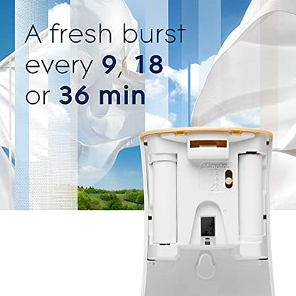 Glade Automatic Spray Refill and Holder Kit, Air Freshener for Home and Bathroom, Clean Linen, 6.2 Oz