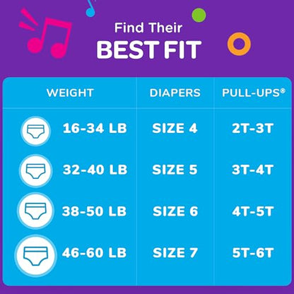Pull-Ups Boys' Potty Training Pants, 5T-6T (46+ lbs), 14 Count