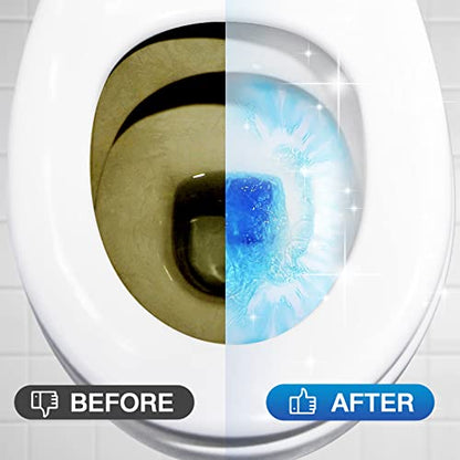 Vacplus Toilet Bowl Cleaners Tablet - 50 PACK, Automatic Toilet Cleaners for Deodorizing & Descaling, Long-Lasting Toilet Bowl Cleaner Tablets with Sustained-Release Technology Against Tough Stains