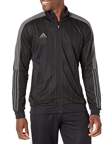 adidas Men's Tiro Track Jacket, Black/Gold, Small