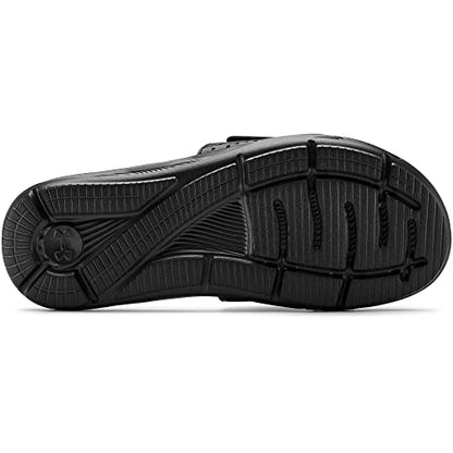 Under Armour Men's Ignite VI Slide Sandal, Black (003)/Black, 9