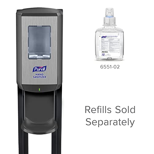 PURELL CS6 Dispenser Floor Stand with CS6 Automatic Dispenser, Graphite (Pack of 1) - 7416-DS