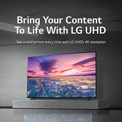LG 55-Inch Class UQ7570 Series 4K Smart TV, AI-Powered 4K, Cloud Gaming (55UQ7570PUJ, 2022), Black