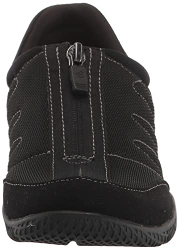 Easy Spirit Women's Bestrong2 Sneaker, Black Mesh, 9 Wide