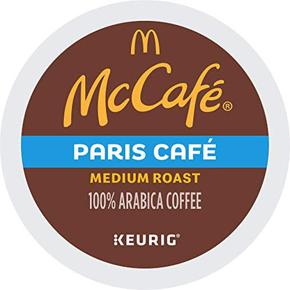 McCafe Paris Café, Single Serve Coffee Keurig K-Cup Pods, Medium Roast Coffee, 96 Count