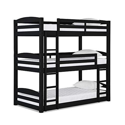 DHP Phoenix Triple Floor Bunk Bed | Black | DL7891TBBB model