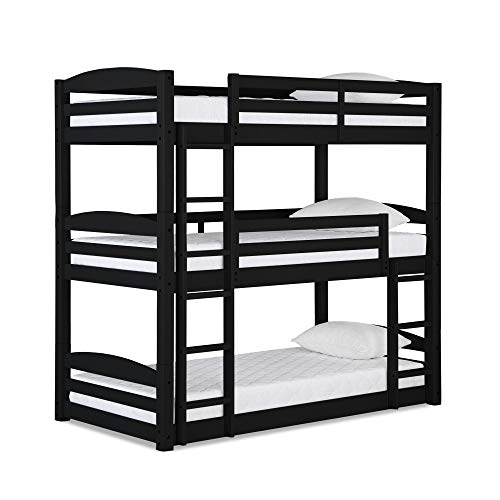 DHP Phoenix Triple Floor Bunk Bed | Black | DL7891TBBB model