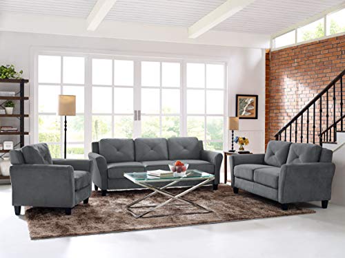 Lifestyle Solutions Harrington Sofa, Grey