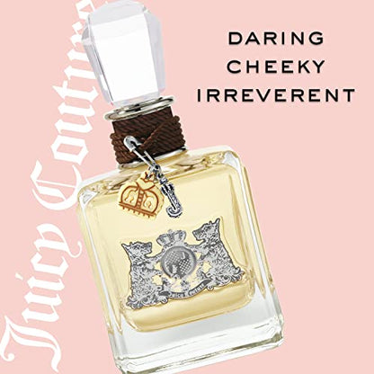 Juicy Couture Eau De Parfum, Women's Perfume with Notes of Passion Fruit, Princess Lili & Patchouli - Fruity & Floral Perfume for Women, EDP Spray, 3.4 Fl Oz