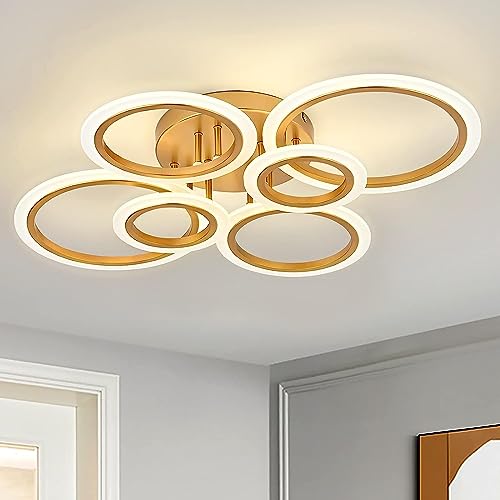 Modern Ceiling Lights, Modern Chandeliers for Dining Room Light, Energy-Saving Flush Mount Ceiling Light Fixtures, Long Lasting LED Ceiling Light for Bedroom Kitchen Corridor Living Room