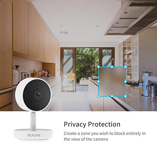 blurams Indoor Security Camera 2K, Baby Monitor Pet Camera, WiFi Cameras for Home Security with Facial Recognition, 2-Way Talk, Night Vision, Motion & Sound Detection, Works with Alexa & Google