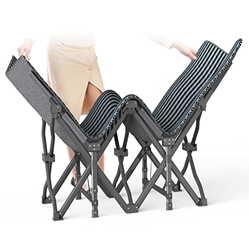 ATORPOK Camping Cot for Adults with Cushion Comfortable, Tent Folding Cot for Sleeping, Lightweight Folding Bed with Carry Bag for Kids Supports 450 lbs