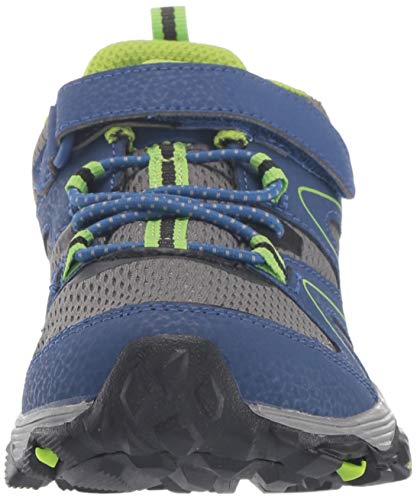 Merrell Trail Quest Hiking Sneaker, Blue/Green, 8 US Unisex Little Kid