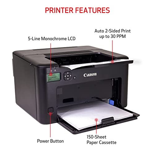 Canon imageCLASS LBP122dw - Wireless, 2-Sided Laser Printer, Works with Alexa,Black