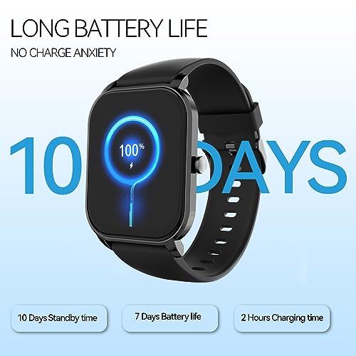 anyloop Smart Watch for Men and Women, 2.02'' Activity Tracker and Smartwatches, 100+ Sport Modes Fitness Tracker with IP68 Waterproof Heart Rate Sleep Monitor Compatible with Android&iOS