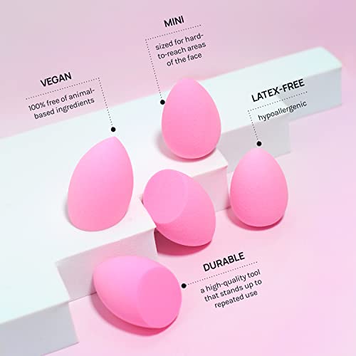 AOA Studio Collection Makeup Sponge Set Makeup Blender Latex Free and High-definition Set of 6 Makeup Blender For Powder Cream and Liquid, Super Soft Wonder Blender Beauty Cosmetic