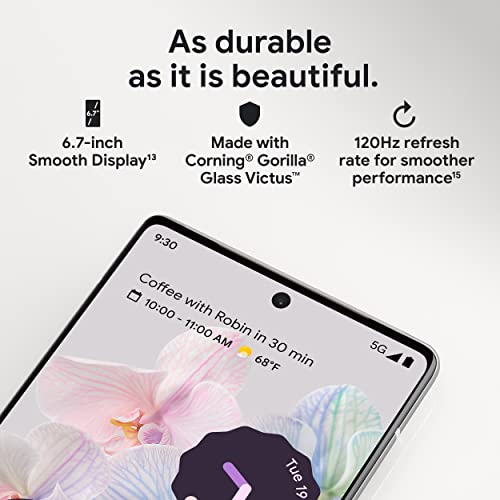 Google Pixel 6 Pro - 5G Android Phone - Unlocked Smartphone with Advanced Pixel Camera and Telephoto Lens - 128GB - Sorta Sunny