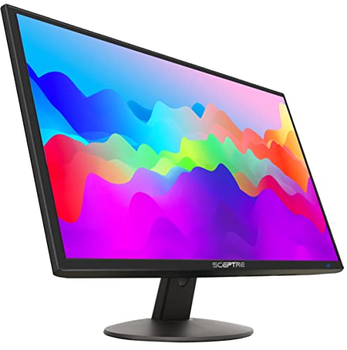 Sceptre 20" 1600 x 900 75Hz LED Monitor 2x HDMI VGA Built-in Speakers, sRGB 99% Machine Black (E209W-16003RT series)