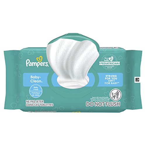 Pampers Baby Wipes Baby Fresh Scented 1X Pop-Top Packs 72 Count