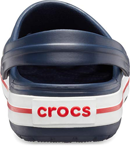 Crocs unisex adult Men's and Women's Crocband Clog, Navy, 11 D(M) US