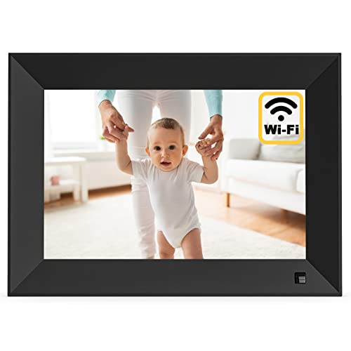Arktronic 10.1 Inch WiFi Digital Picture Frame 16GB, Smart Digital Photo Frame with HD IPS Touch Screen, Easy to use, Instantly Share Photos/Videos via App or Email, Gift for Grandparents