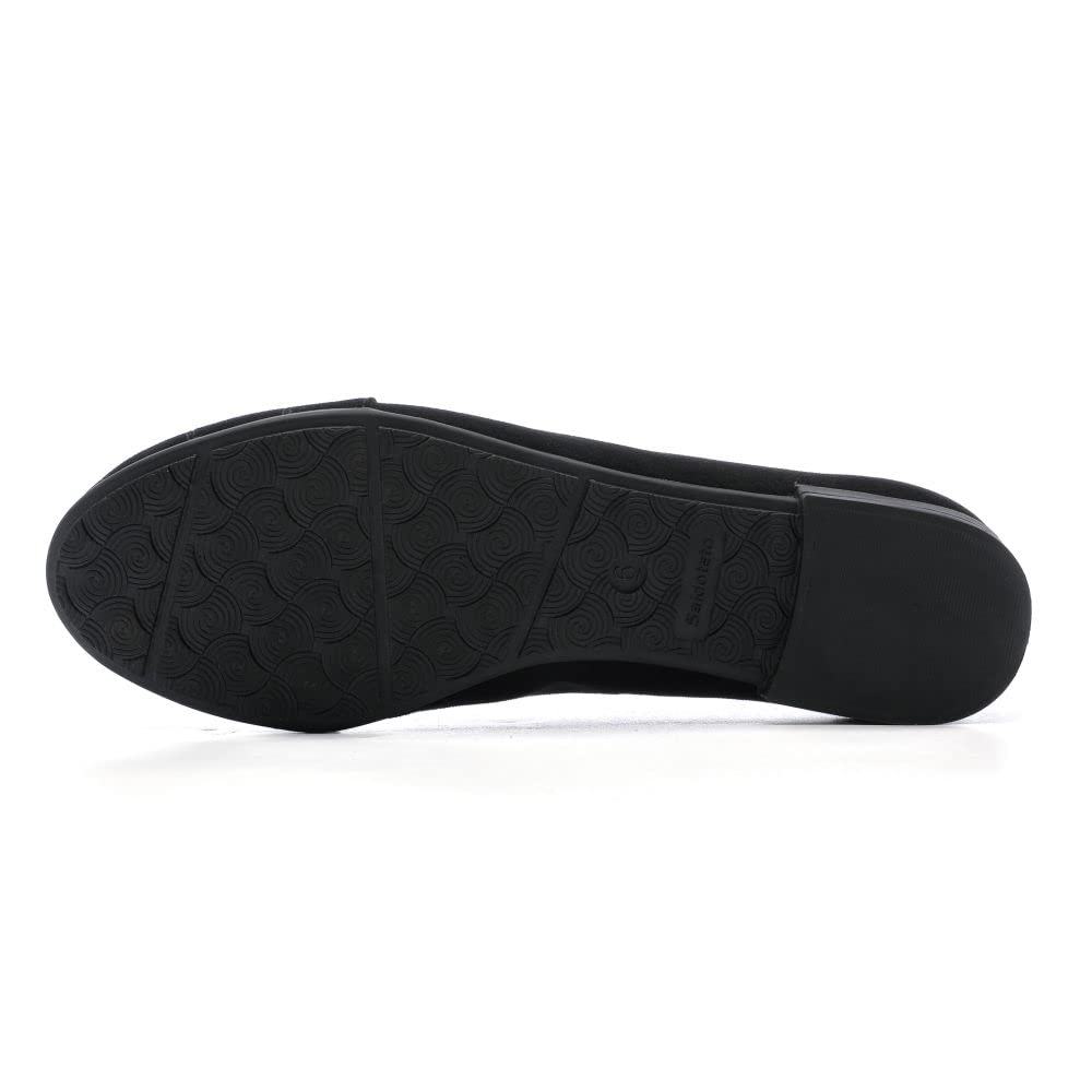 Saidoteto Women's Flats Dress Shoes Pointed Toe Comfortable Ballet Flat Dressy Shoes. Black Size 7.5 W220408