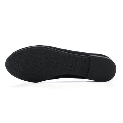 Saidoteto Women's Flats Dress Shoes Pointed Toe Comfortable Ballet Flat Dressy Shoes. Black Size 7.5 W220408