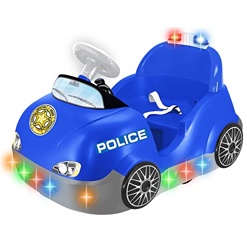 Kiddieland: Bumper Car - Police - 6 Volt Battery Powered Car, Baby Toddler 18-36 Months, Light & Sound. Includes Parents' Remote Control for Optimum Control Over Rides