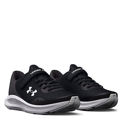 Under Armour Girls Pursuit 3 Alternate Closure Running Shoe, Black, 11 Little Kid