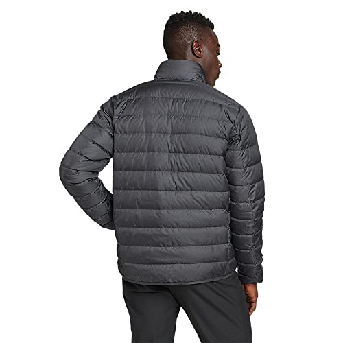 Eddie Bauer Men's CirrusLite Down Jacket, Dk Smoke Htr Recycled, Large