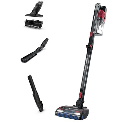 Shark IZ662H Cordless Vertex Pro Lightweight Cordless Stick Vacuum with DuoClean PowerFins, Red
