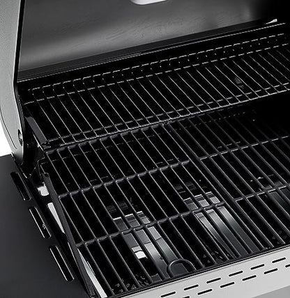 Amazon Basics Freestanding Gas Grill with Side Burner, 6 Burner (66,000 BTU)