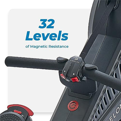 Echelon Row S, + 30-Day Free Echelon Membership, HIIT, Indoor Rowing Machine, 22" Rotating Monitor, Rower for Home Gym, Live and On-Demand Classes, 32 Resistance Levels, Total Body Workout, Low Impact