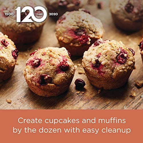 Farberware Nonstick Bakeware 12-Cup Muffin Tin / Nonstick 12-Cup Cupcake Tin - 12 Cup, Gray